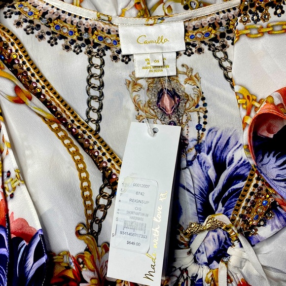 Camilla Short Kaftan With Hardware O/S - Picture 5 of 9